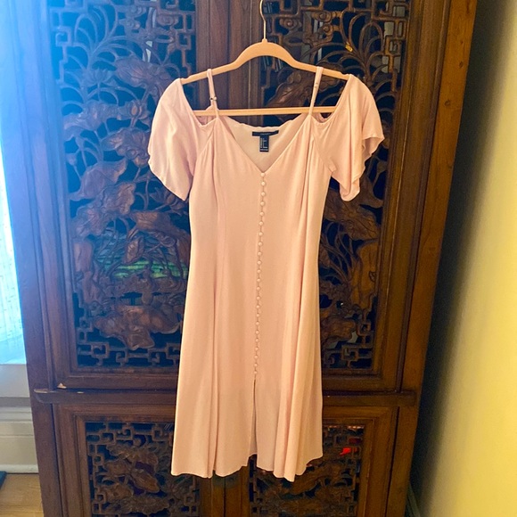 Forever 21 Button-Front Midi Tea Dress - Picture 5 of 12